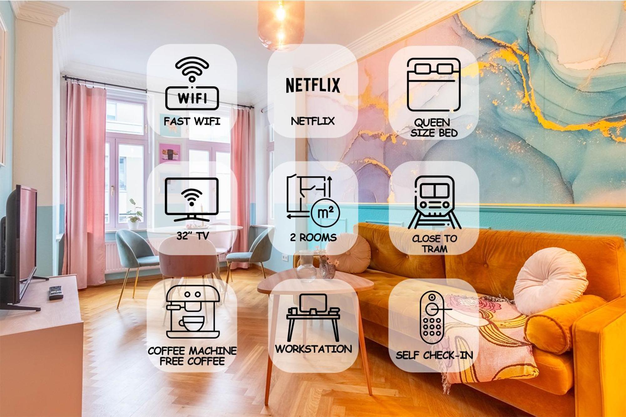 Colorful, Working Place, Netflix, Sight Seeing Lipsk Zewnętrze zdjęcie